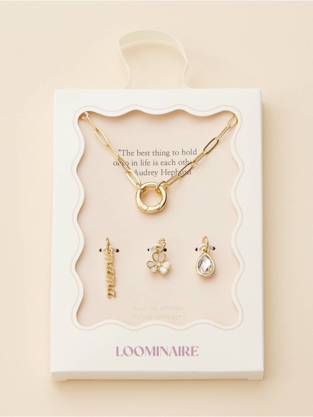 Mama charm necklace gift set